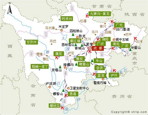 四川旅游电子地图,最新四川旅游景点地图下载【携程攻略】