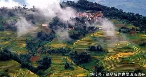 中国最美六大古镇古村（二）：红河大羊街乡哈尼村落，千年梯田， 哀牢山地势