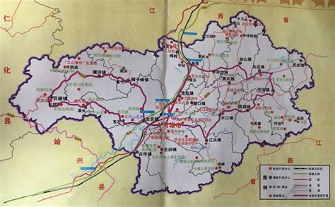 韶关市行政区划画图－韶关地图- 韶关本地宝