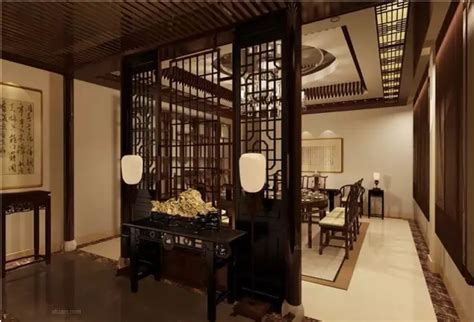 美丽古典简朴的重庆中式茶楼装修设计 -「斯戴特工装」