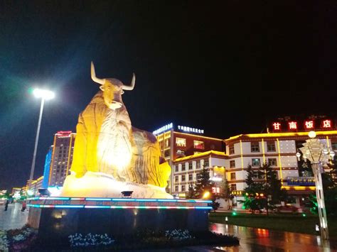 科学网—甘南藏族自治州-合作市广场夜色 - 姚卫建的博文