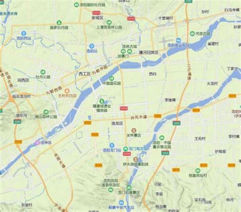 河南各地旅游资源分布图 - 洛阳周边 - 洛阳都市圈