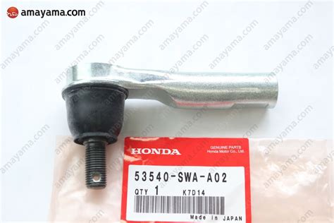 Buy Genuine Honda 53540SWAA02 (53540-SWA-A02) End Comp., Tie Rod ...