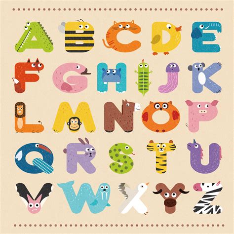 26个英语字母学习单词卡|插画|商业插画|ccccliu - 原创作品 - 站酷 (ZCOOL)