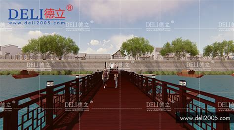 永州市古城浮桥设计完成 - 广州德立游艇码头工程有限公司