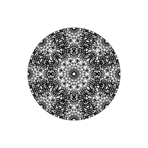 Elementos de decoración de arte de mandala de patrón circular | Vector ...