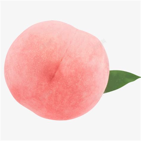水蜜桃桃子粉红色水果元素素材下载-正版素材401400676-摄图网