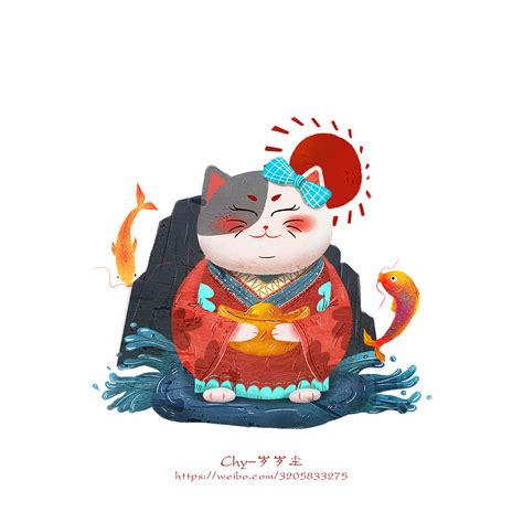 招财猫|插画|商业插画|suisuic - 原创作品 - 站酷 (ZCOOL)