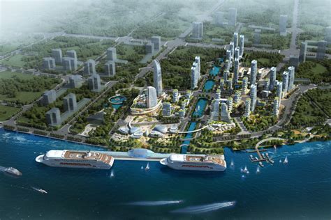 湛江市“一湾两岸”城市景观设计-规划设计_园林吧