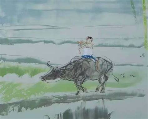 水墨中国风——竹间系列·牧童骑黄牛|插画|插画习作|石家小鬼 - 原创作品 - 站酷 (ZCOOL)