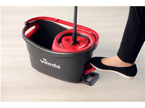 Vileda Easy Wring and and Clean Turbo Microfibre Mop and Bucket Set, 48 ...