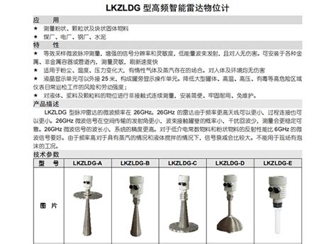 LKZLDG型高频智能雷达物位计 - 辽阳开发区仪表有限公司