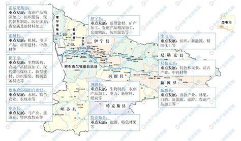 【产业图谱】2022年伊犁州直产业布局及产业招商地图分析-中商情报网