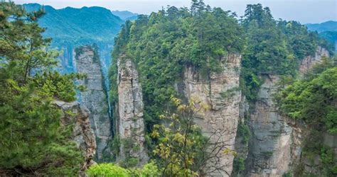湖南省张家界国家森林公园景点—高清视频下载、购买_视觉中国视频素材中心