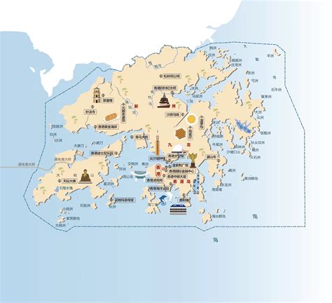 香港特别行政区旅游地图 - 香港地图 - 地理教师网