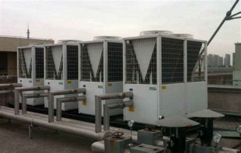 回收二手中央空调格力风冷螺杆机 螺杆式风冷热泵冷水机