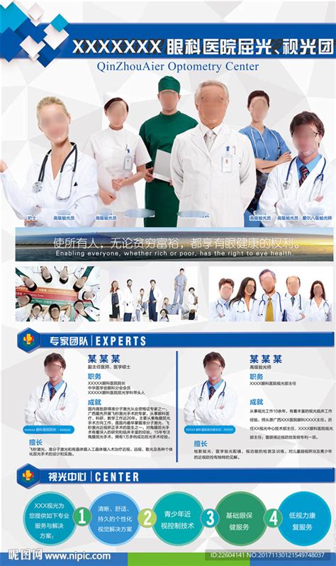 医院医疗团队简介展板设计图__广告设计_广告设计_设计图库_昵图网nipic.com