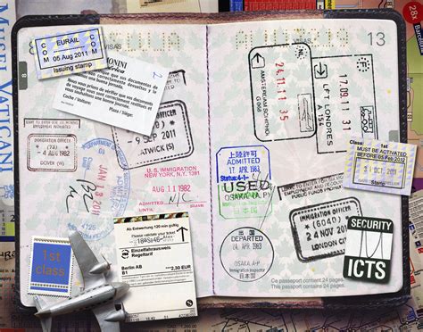 护照和签证高清图片下载-正版图片503597138-摄图网
