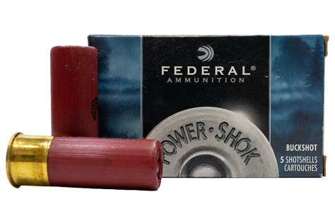 Federal 12 Gauge 2 3/4 00 Buck Shot Power Shok Police Trade Ammo 5/Box | Vance Outdoors