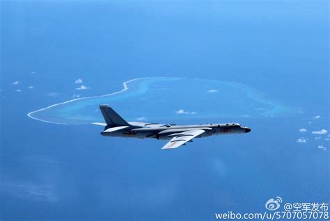 中国空军首次曝光轰-6K巡航黄岩岛高清照片(组图)_手机凤凰网