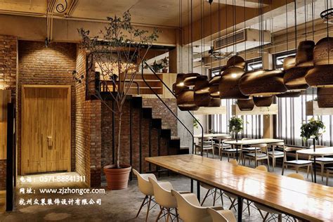 个性咖啡厅装修设计案例-杭州众策装饰装修公司
