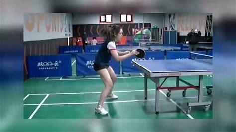 高云娇直板正手拉球技术慢动作演示#乒乓球训练#乒乓生活_腾讯视频