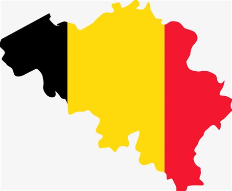 手绘比利时地图EPS素材免费下载_红动网