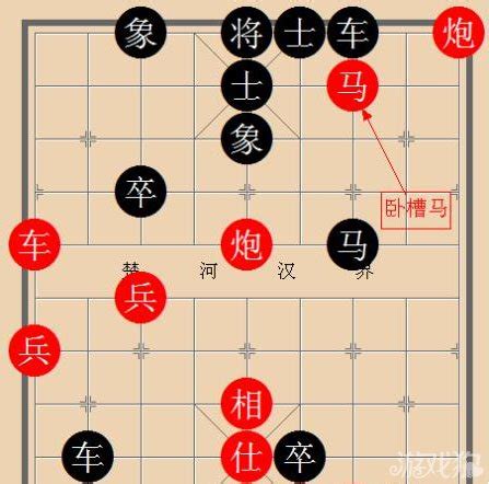 中国象棋高手必杀技卧槽马解析_游戏狗