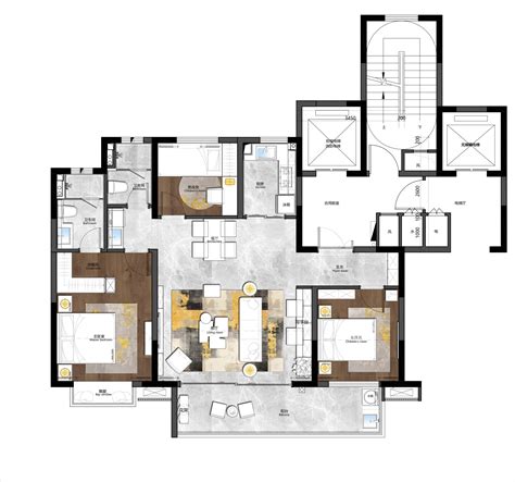 140平方房子设计图片 – 设计本装修效果图