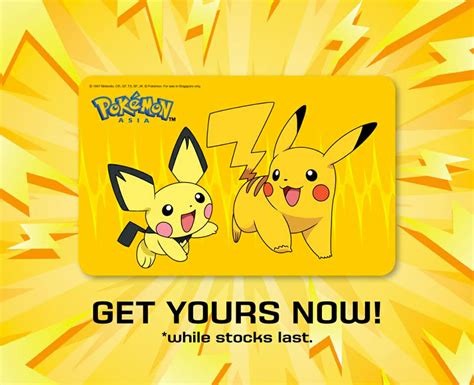 EZ-Link launches new Pokemon Pikachu Card with GV Cinemas available ...