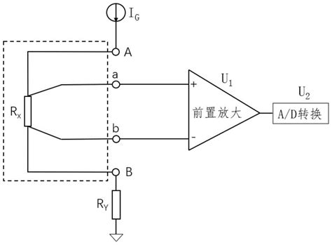 热电阻四线制实时测量电路及其实现方法与流程
