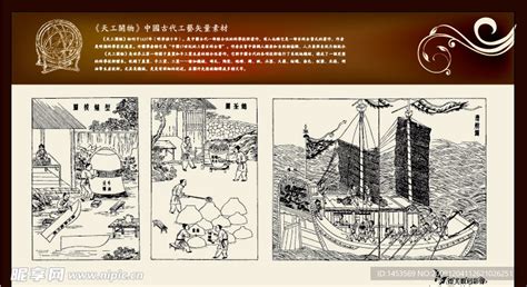 FOTOE 图片库 - 专题 - 中国17世纪工艺百科全书《天工开物》