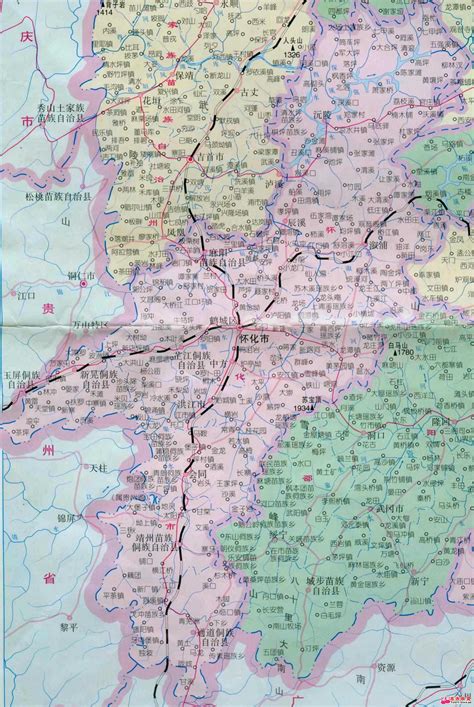 怀化市地图 - 卫星地图、实景全图 - 八九网