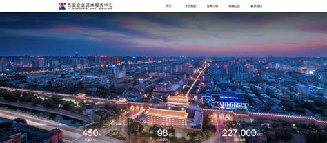 西安企业资本服务中心有限公司官方网站新版上线