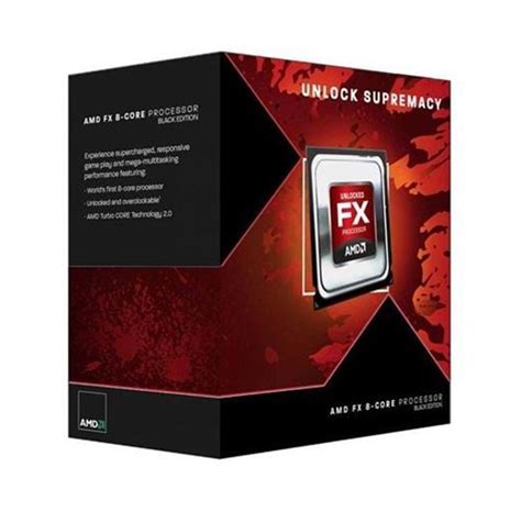 AMD FX-8320 Black CPU - 8 kerner 3.5 GHz - AMD AM3+ - AMD Boxed (PIB ...