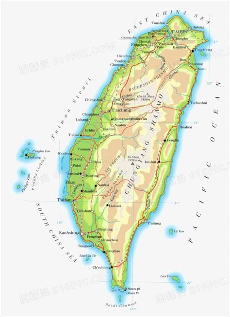 中国台湾地图图片免费下载_PNG素材_编号18midx247_图精灵