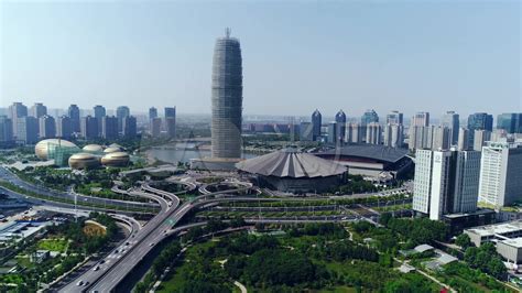 郑州CBD城市建筑摄影图高清摄影大图-千库网