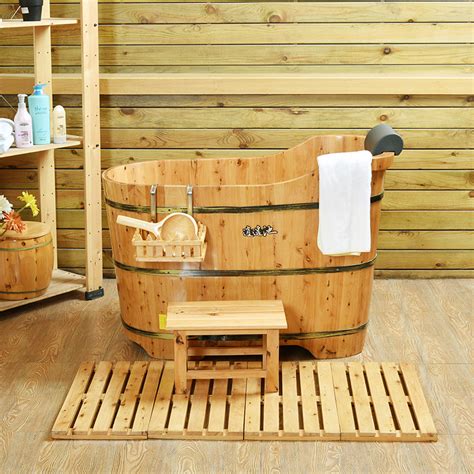 定制加工定制香柏木浴桶泡澡洗澡熏蒸桶桑拿沐浴设备实木浴缸-阿里巴巴