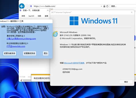 Win11 IE浏览器一键修复工具下载_Windows11一键修复IE11工具正式版下载1.0 - 系统之家