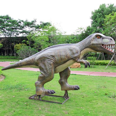 玻璃钢恐龙雕塑侏罗世纪霸王龙大型户外游乐场摆件园林景观装饰品-用品-E逸家网