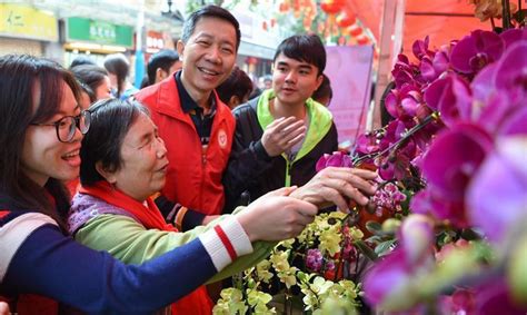 在家就可以“行花街”！广州各区迎春花市指南来了 -荔枝网
