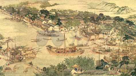 清代，徐扬《姑苏繁华图》，描绘清乾隆年间繁荣的苏州景象_腾讯视频