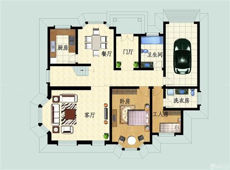 房屋平面图套型图CDR素材免费下载_红动中国