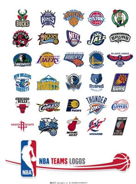 NBA球队标志EPS素材免费下载_红动中国