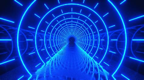 霓虹灯光三维通道穿梭循环动态背景动画GIF动图图片-正版gif素材401599971-摄图网