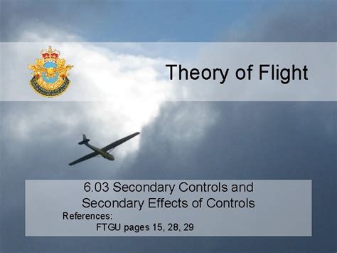 Theory of Flight 6 03 Secondary Controls and