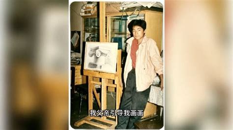 原来王岳伦年轻时是学画画的，从小就被父亲引导画画……|王岳伦_新浪新闻