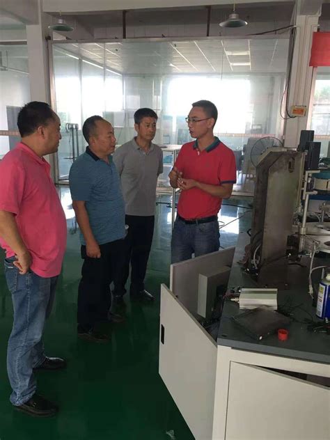 无锡淮安商会走访自动化检测设备生产厂家挪亚方舟智能装备