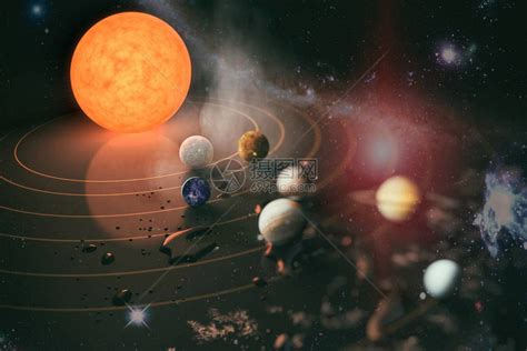 外太空的行星恒星和系高清图片下载-正版图片505064952-摄图网