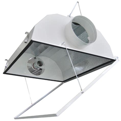 6寸风冷翻盖玻璃保护灯罩 植物补光灯反射器灯具灯罩 带导风口
